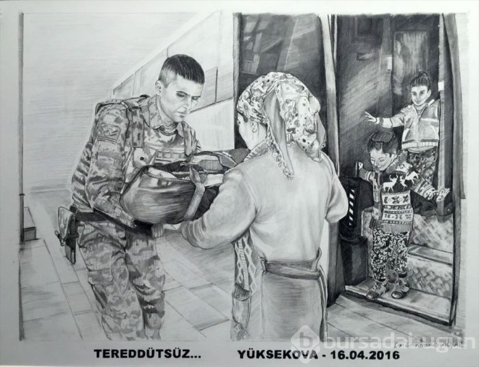 Mehmetçiğin gözüyle Mehmetçik sergisi
