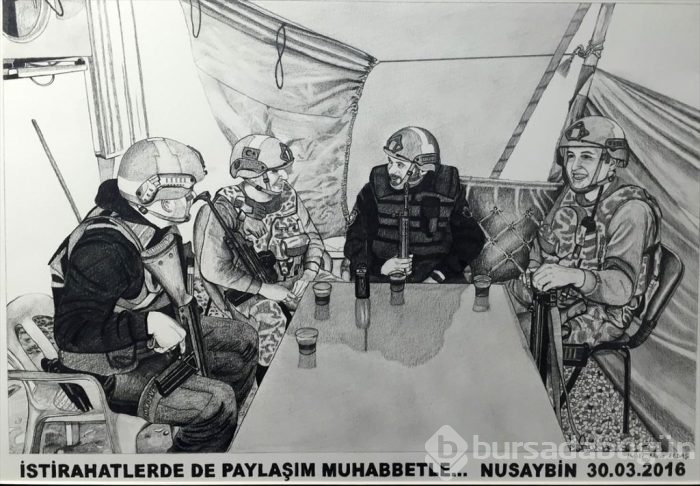 Mehmetçiğin gözüyle Mehmetçik sergisi