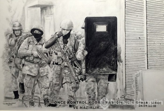 Mehmetçiğin gözüyle Mehmetçik sergisi