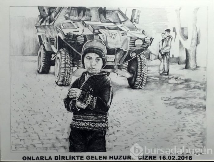 Mehmetçiğin gözüyle Mehmetçik sergisi