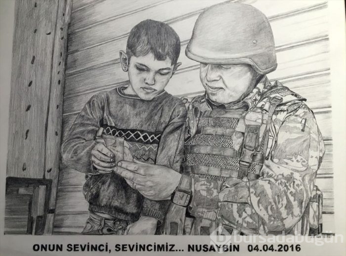 Mehmetçiğin gözüyle Mehmetçik sergisi