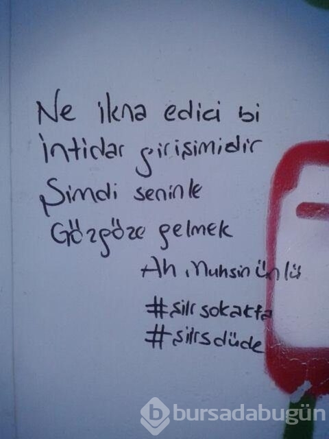 Şiir sokakta fırtınası