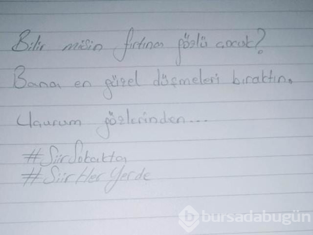 Şiir sokakta fırtınası