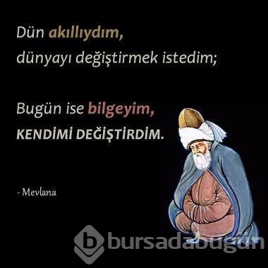 Resimli mevlana sözleri
