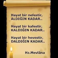 Resimli mevlana sözleri