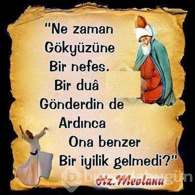 Resimli mevlana sözleri