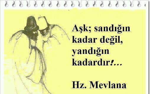 Resimli mevlana sözleri
