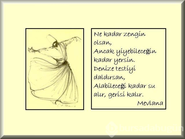 Resimli mevlana sözleri