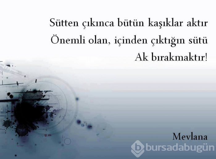 Resimli mevlana sözleri