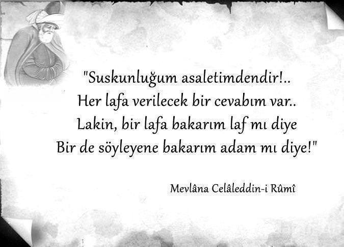 Resimli mevlana sözleri