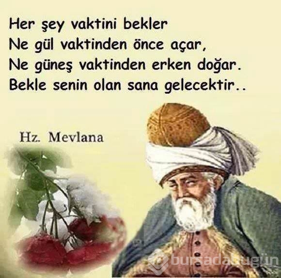 Resimli mevlana sözleri