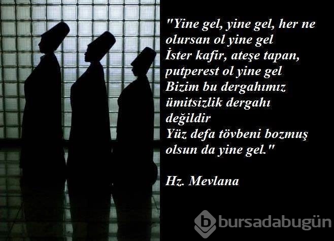 Resimli mevlana sözleri