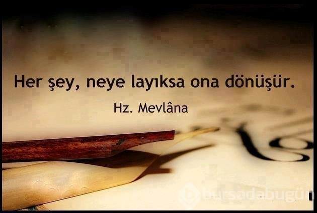 Resimli mevlana sözleri