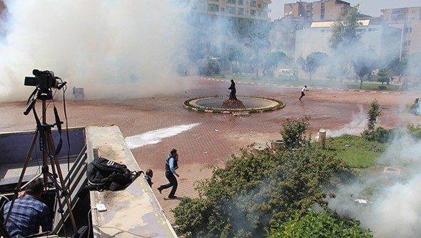 HDP mitingine polis müdahalesi