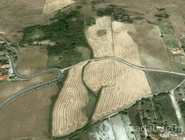 Google Earth'e yansıyan sıradışı görüntüler