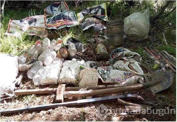 Bingöl'de PKK sığınağından öyle bir şey çıktı ki