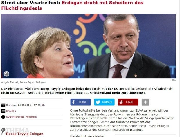 Avrupa basını: Erdoğan tehdit ediyor
