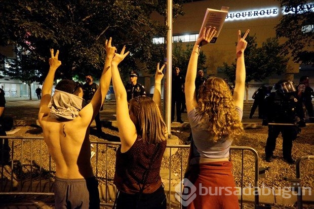 Trump'a protesto