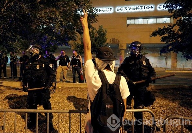 Trump'a protesto
