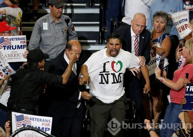 Trump'a protesto