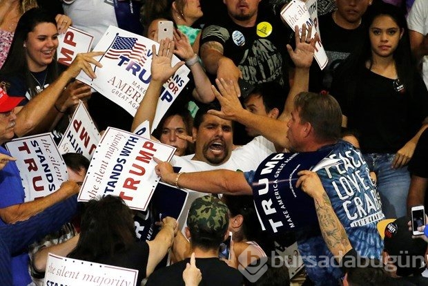 Trump'a protesto