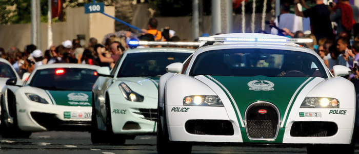 Dubai polisinin garajı dudak uçuklattı