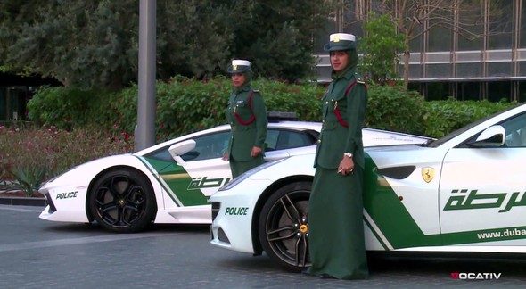 Dubai polisinin garajı dudak uçuklattı