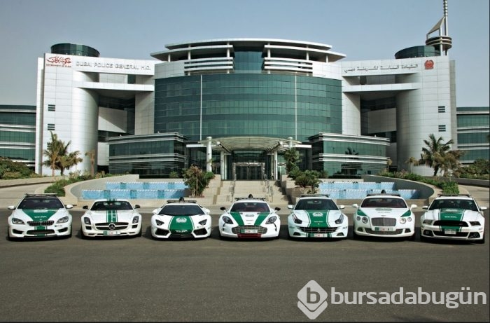 Dubai polisinin garajı dudak uçuklattı