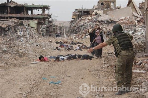 Nusaybin'de 42 PKK'lı terörist böyle teslim oldu...