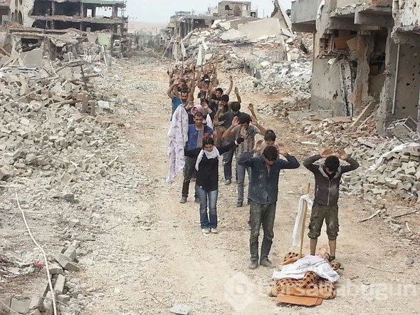 Nusaybin'de 42 PKK'lı terörist böyle teslim oldu...