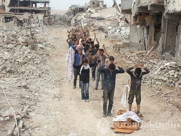 Nusaybin'de 42 PKK'lı terörist böyle teslim oldu...