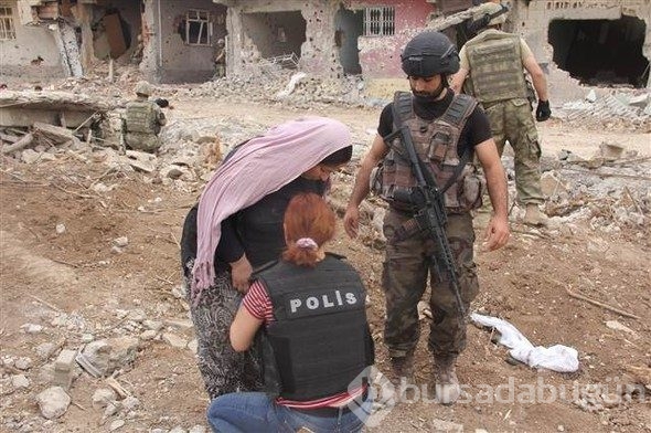 Nusaybin'de 42 PKK'lı terörist böyle teslim oldu...