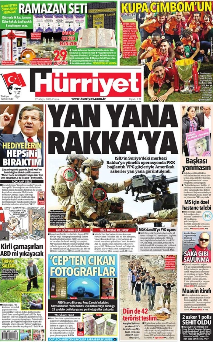 Günün gazete manşetleri - 27 Mayıs 2016
