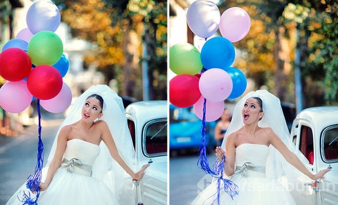 Konseptli düğün fotoğrafları