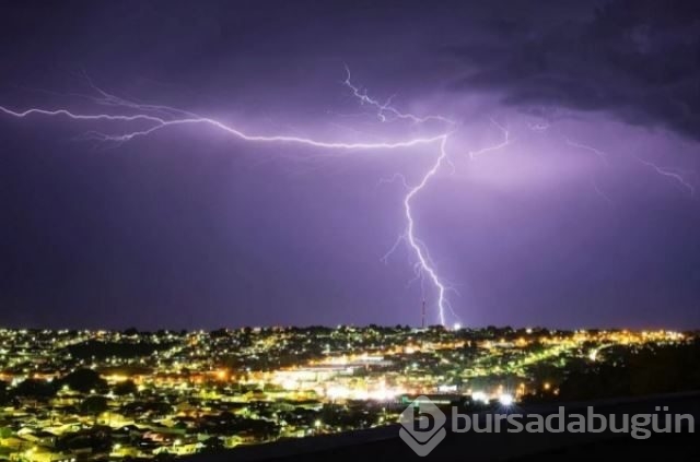Harika yıldırım fotoğrafları