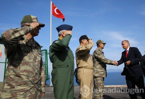 Cumhurbaşkanı ve Başbakan Efes 2016 tatbikatında