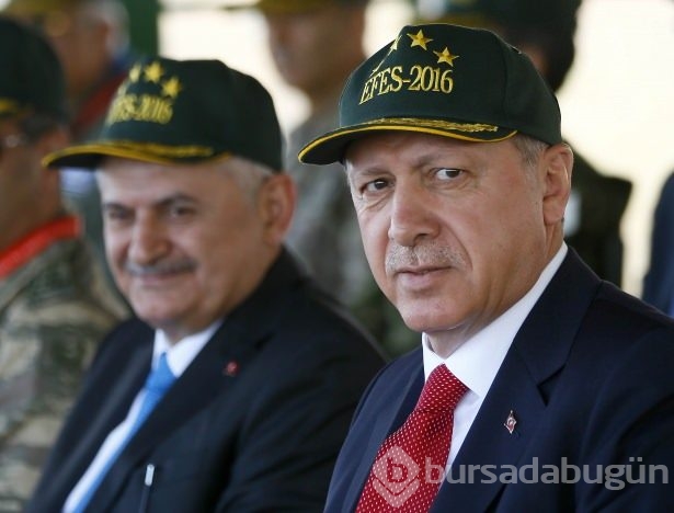 Cumhurbaşkanı ve Başbakan Efes 2016 tatbikatında
