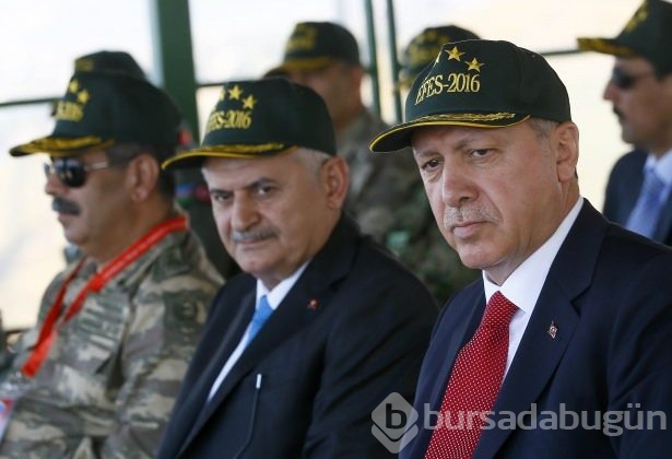 Cumhurbaşkanı ve Başbakan Efes 2016 tatbikatında