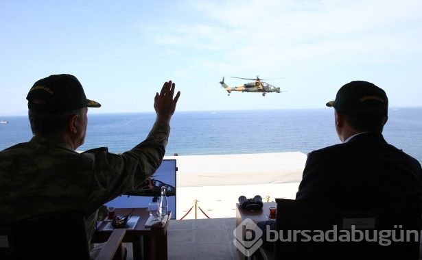 Cumhurbaşkanı ve Başbakan Efes 2016 tatbikatında