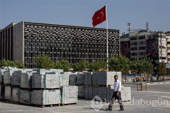 Beyoğlu Taksim'de Gezi Parkı önlemi