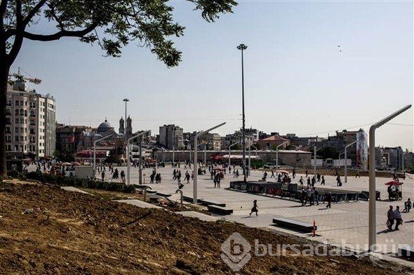 Beyoğlu Taksim'de Gezi Parkı önlemi