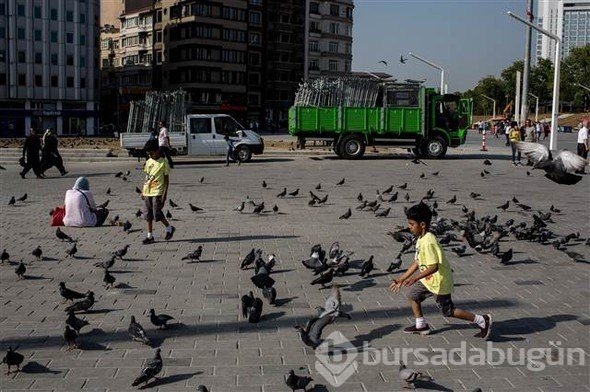 Beyoğlu Taksim'de Gezi Parkı önlemi