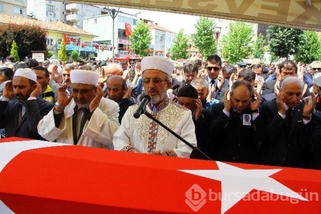 Şehit babaya son bakış