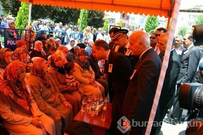 Şehit babaya son bakış