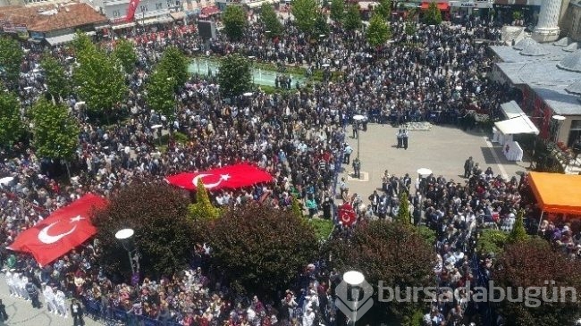 Şehit babaya son bakış