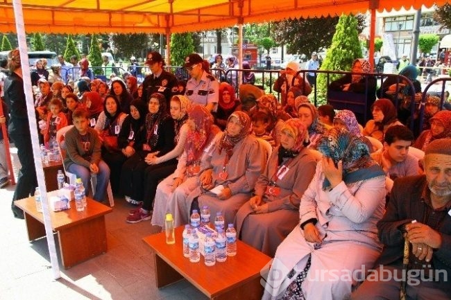 Şehit babaya son bakış