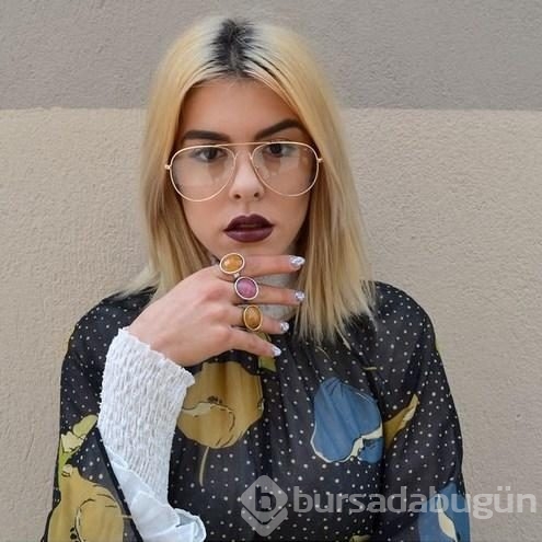 Mikro trend damla çerçeveli gözlük