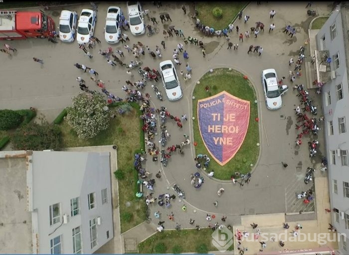 Arnavutluk polisi öyle bir şey yaptı ki...