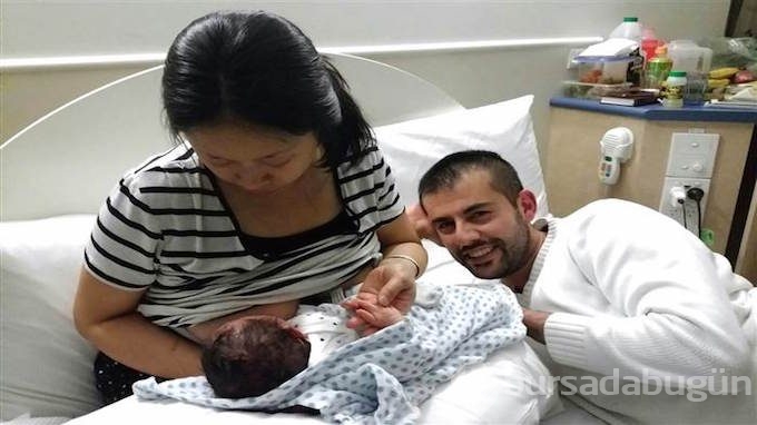 Yeni doğan bebeğini gördüğünde böyle tepki verdi