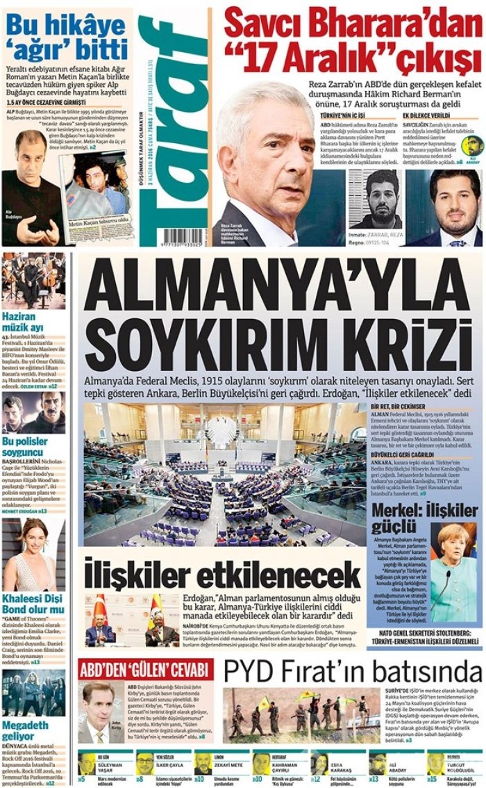Günün gazete manşetleri - 3 Haziran
